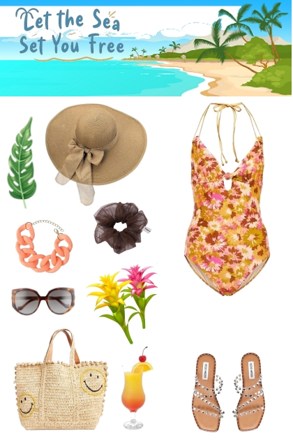 Beach Look #29- combinação de moda