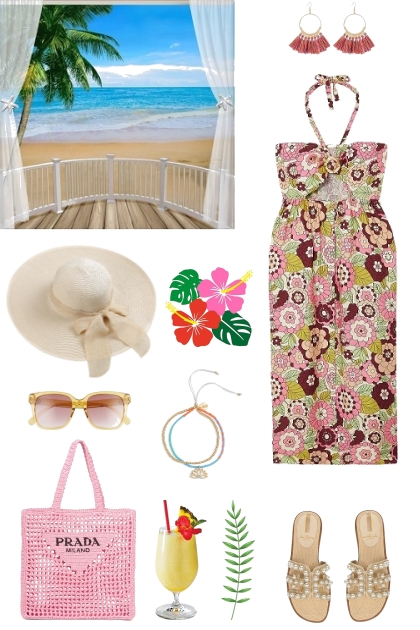 Beach Look #30- combinação de moda