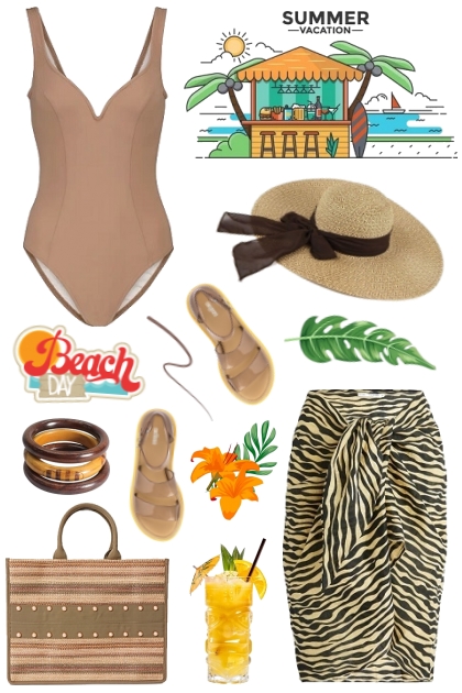 Beach Look #34- combinação de moda