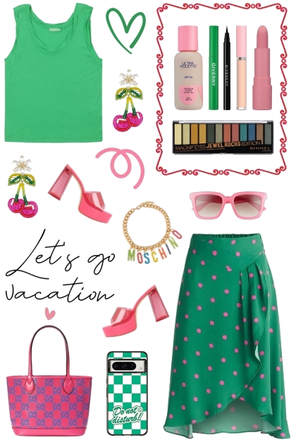 Vacation Look #49- combinação de moda