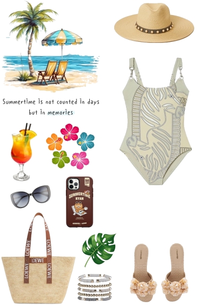 Beach Look #40- Combinazione di moda