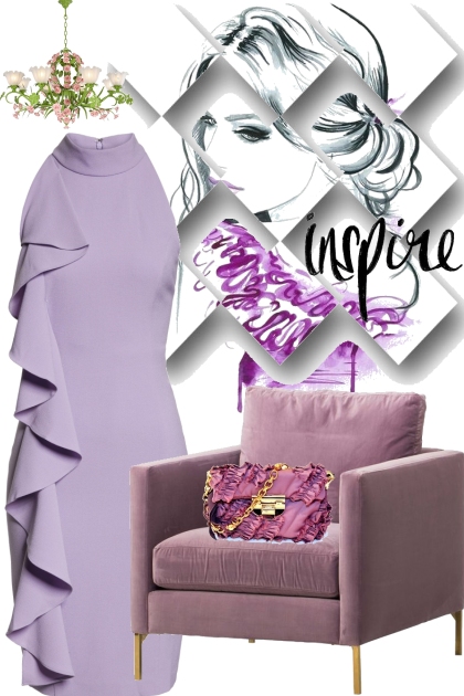 Inspiration in purple- Модное сочетание