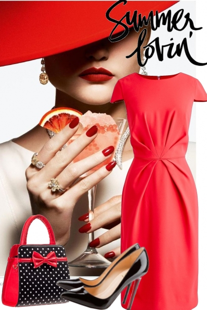 Loving red- Combinaciónde moda