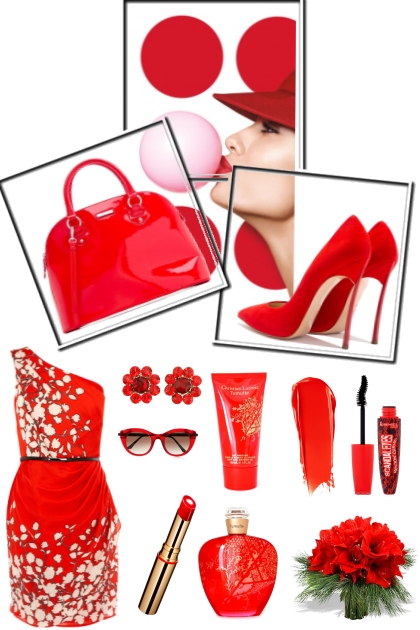 Pretty red- Combinazione di moda