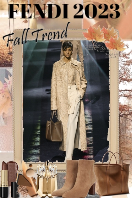 Fendi Fall 2023- combinação de moda