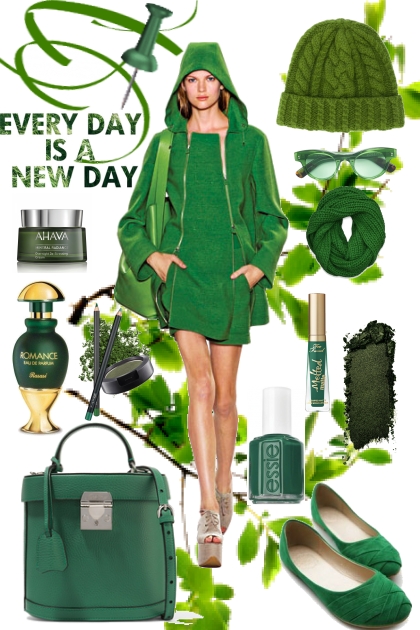 Ever Green- combinação de moda