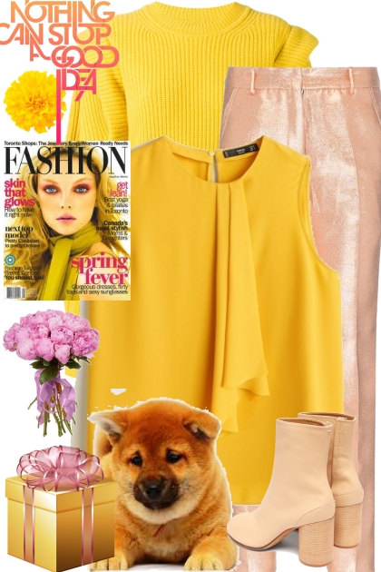 Yellow and pink set- Fashion set