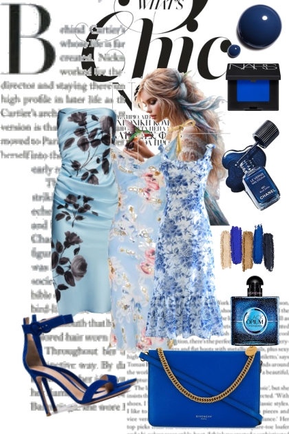 Light blue dresses- Fashion set