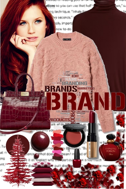 Burgundy trend- コーディネート