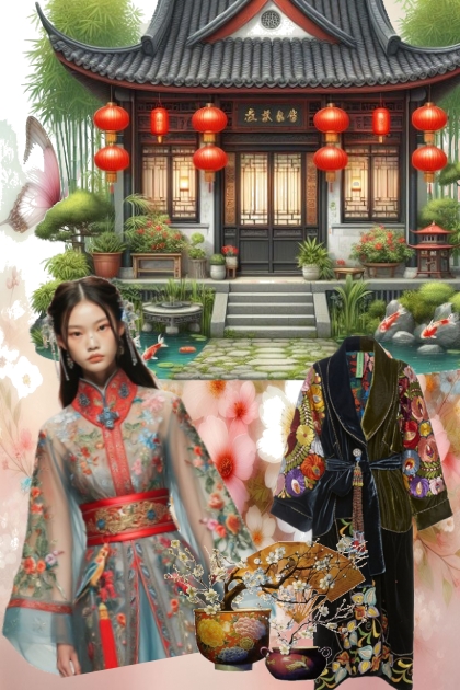 Oriental beauty- Combinazione di moda