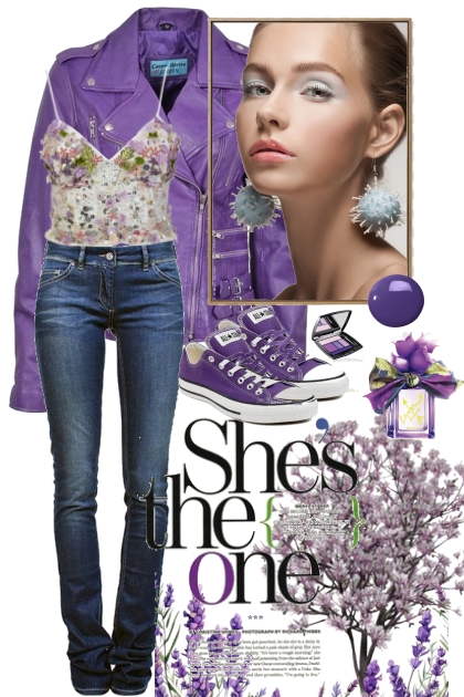 Nice purple- Combinaciónde moda