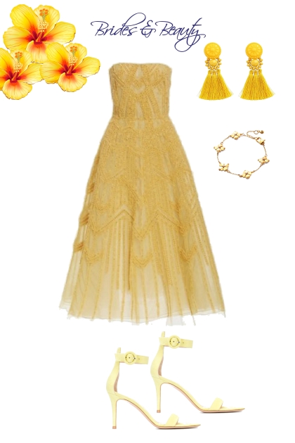 Yellow bride- Combinazione di moda