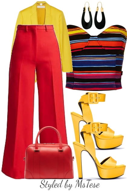 Color Block Fashion- Fashion set