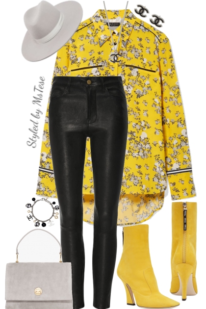 Yellow in the Fall- combinação de moda