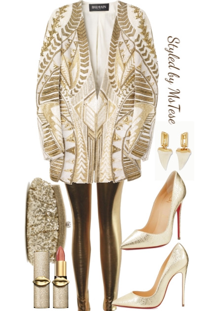 Balmain Glam- Combinazione di moda