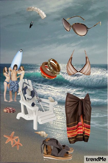 Beach girl- combinação de moda