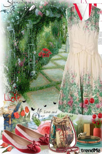 Floral lady- Fashion set
