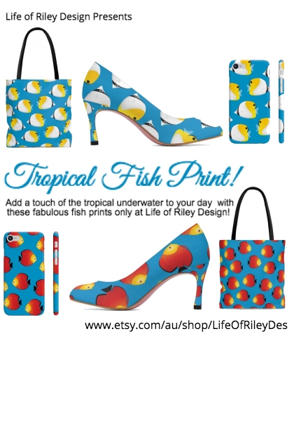 Tropical Fish Print- Modna kombinacija