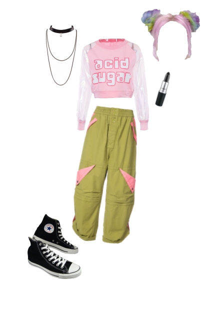 pastel punk- Fashion set