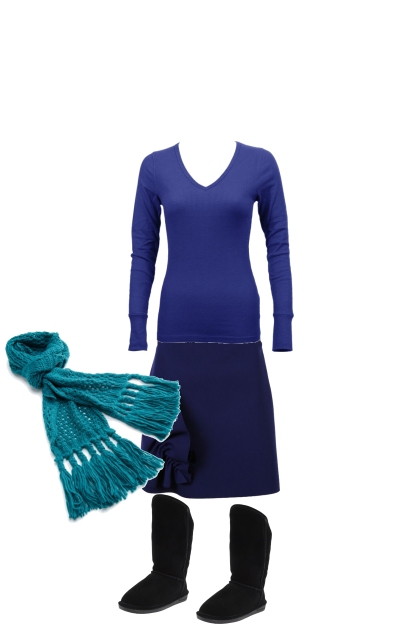 winter blue- Fashion set