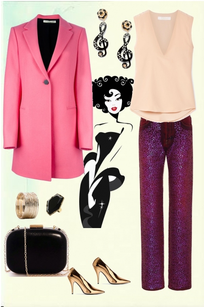 Pink queen- combinação de moda