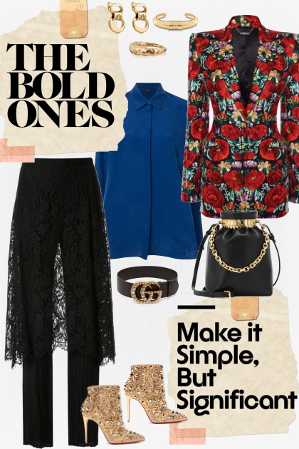 Be bold- Combinaciónde moda
