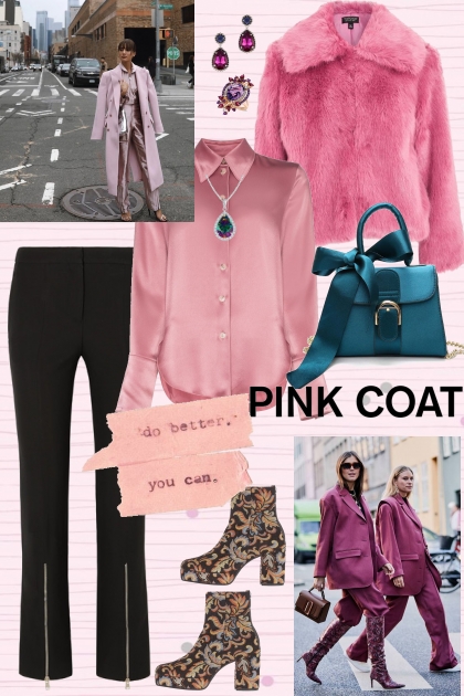 Pink madness- combinação de moda