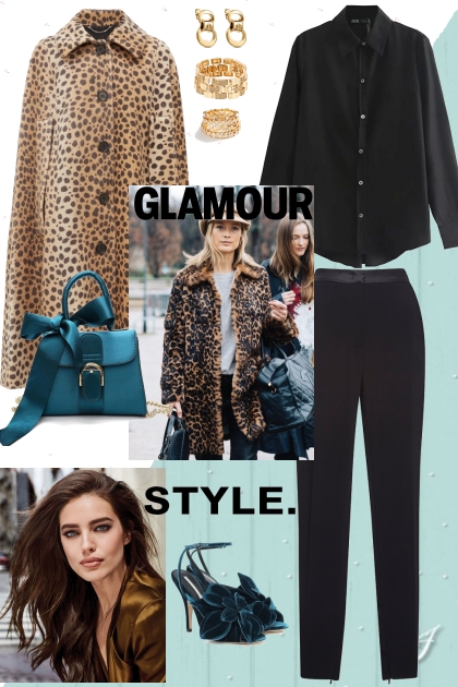 Glamour panther- Modekombination