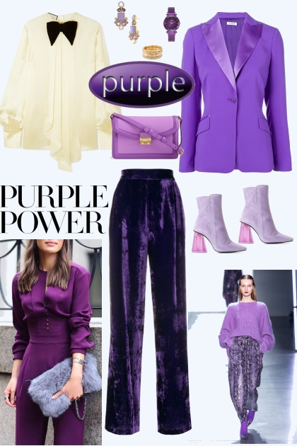 Purple power- Fashion set