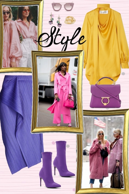 Purple girl- Combinaciónde moda