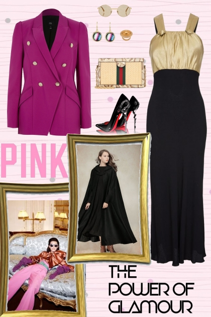 Pink glamour- Modna kombinacija