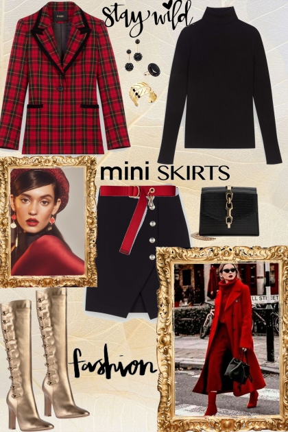 Red&Gold- Combinaciónde moda