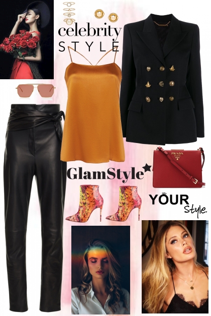 Glam star- combinação de moda