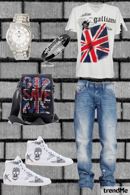British- combinação de moda