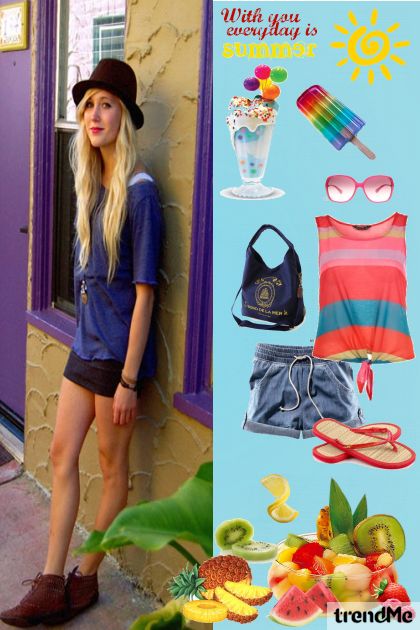 Make summer everyday :'D- Combinazione di moda