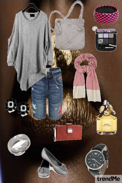 A boring day at school with a cool outfit- Fashion set