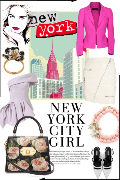 New York, New York- Modna kombinacija
