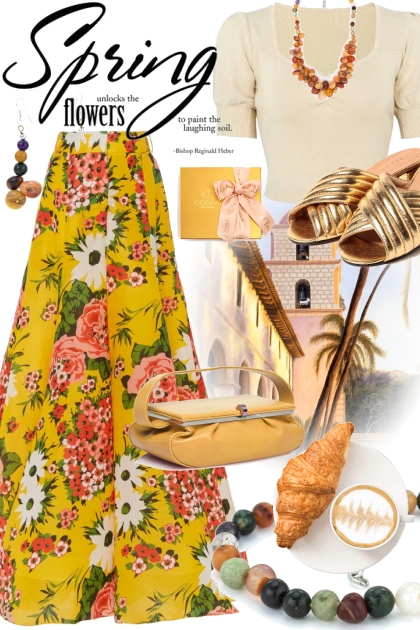 Spring flowers- Combinazione di moda