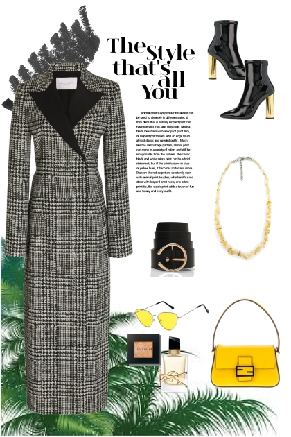 YOUR COAT CAN BE YOUR DRESS- Fashion set