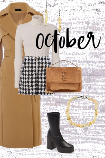 OCTOBER - combinação de moda