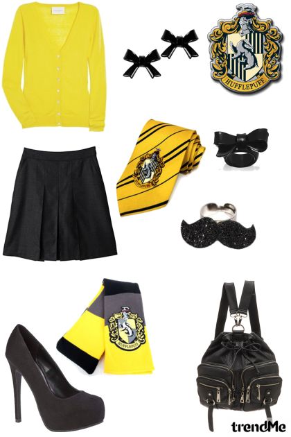 Hufflepuff - uniforme- Fashion set