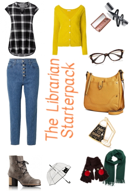 The librarian starterpack- Combinazione di moda