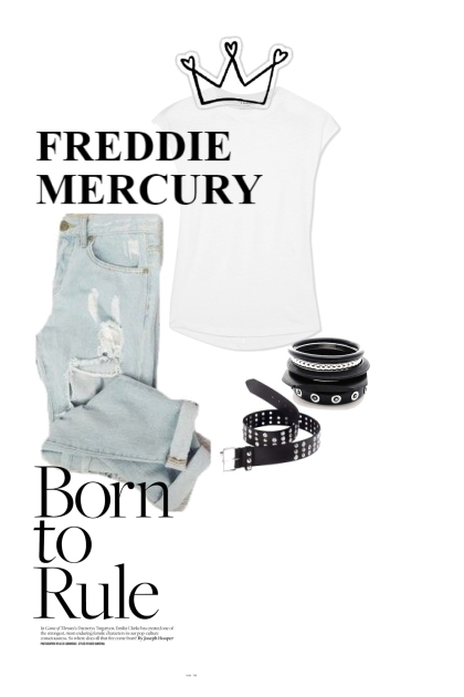 freddie mercury 80's - 1 style- 搭配