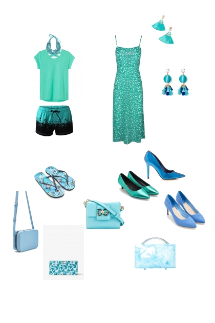 Pale blue just for you!- Fashion set