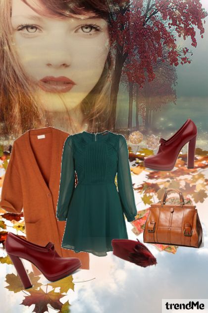 Windy, Cloudy Autumn- Fashion set