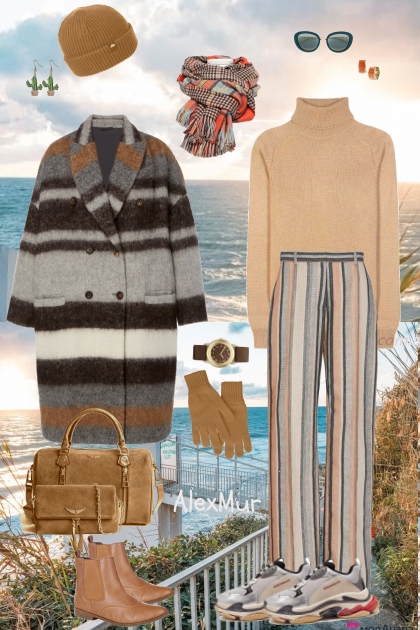 Осень у моря- combinação de moda