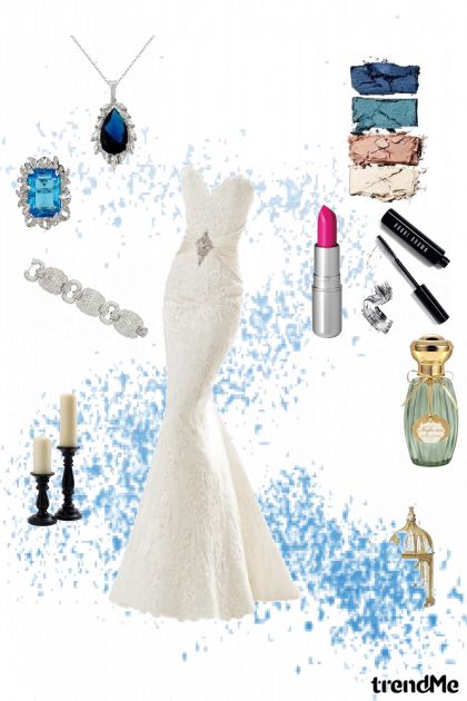 wedding in blue- Fashion set