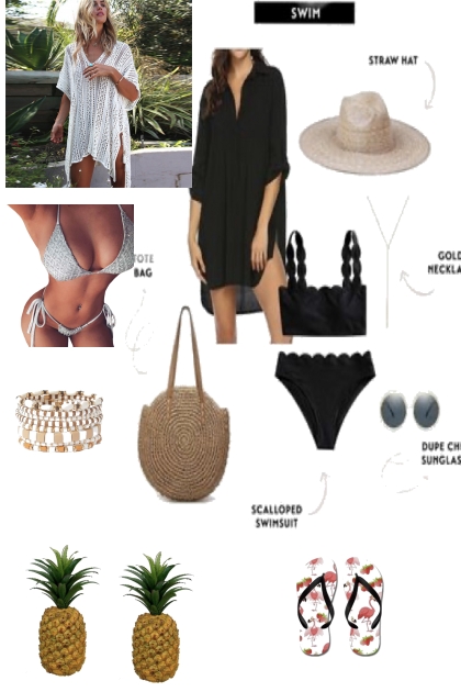 beach dress- Modna kombinacija