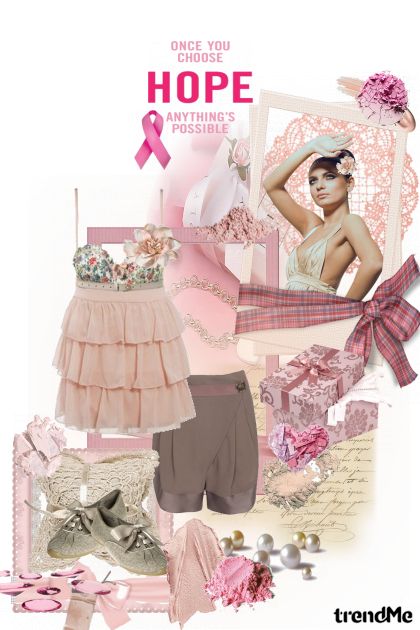 Summer touch of pink hope- Fashion set
