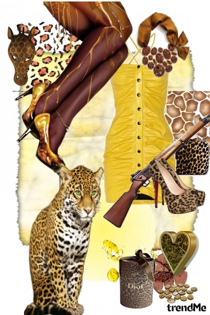 Safari women- Combinazione di moda